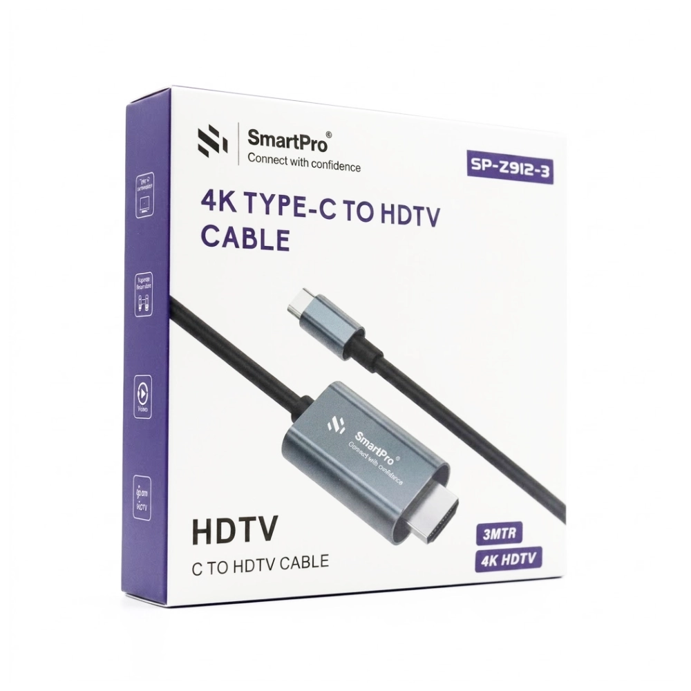 Smart-Pro Type-C to HDMI Cable 4K 3m